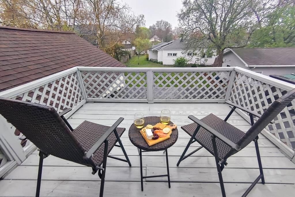 Historic W/Deck, King Bed & Air By Lake Michigan Manistee Esterno foto